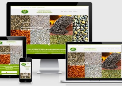 Website Design and Development for Agricultural Business Company